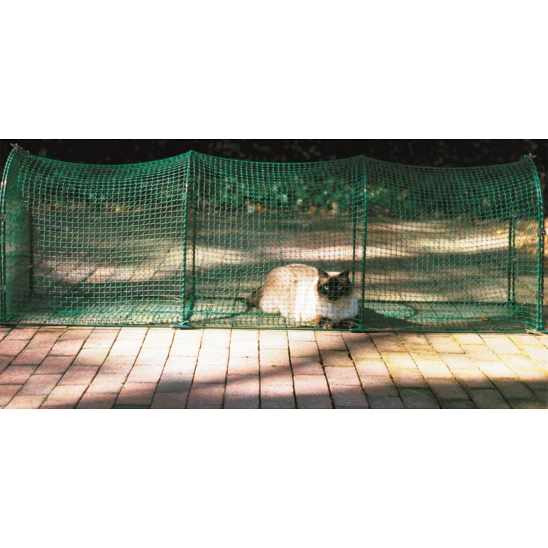 Deck & Patio - cat tunnel for patio and other hard surfaces - Kittywalk® portable outdoor cat enclosure Deck & Patio - cat tunnel for patio and other hard surfaces - Kittywalk® portable outdoor cat enclosure