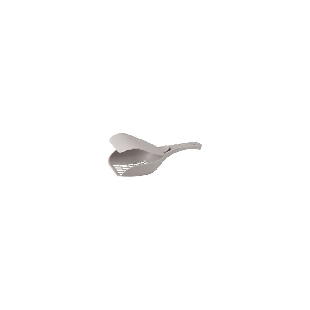 LITTER SCOOP LIDO GREY WITH LID 10x26x5CM