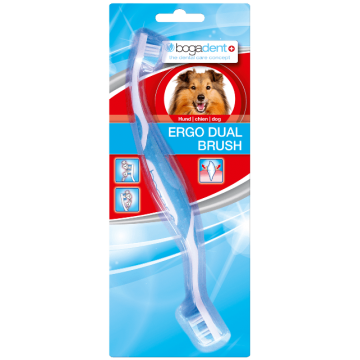 Bogadent Ergo Dual brush hund 1stk