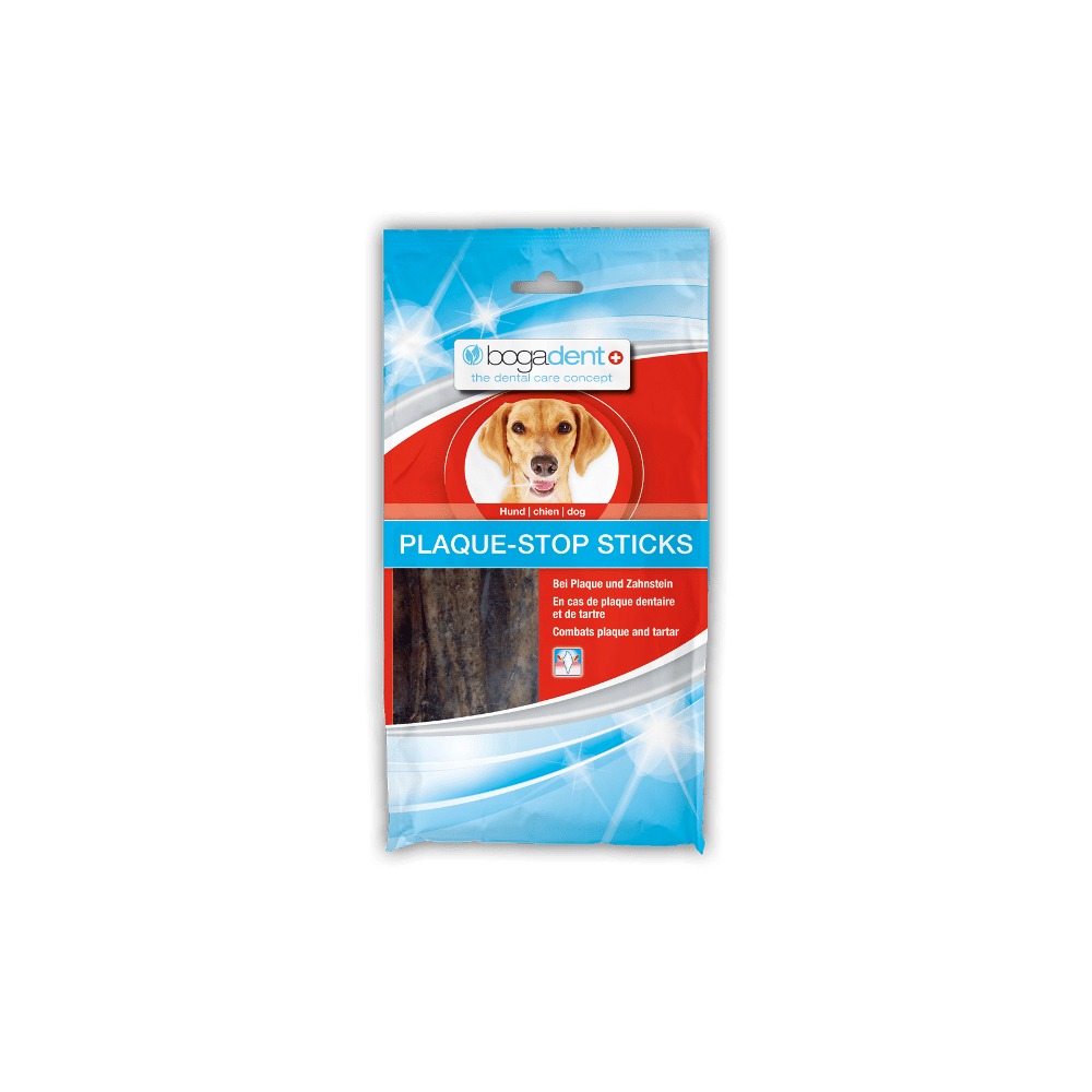Bogadent Plaque-STOP sticks hund 100g M