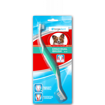 BogaDent Hund Ergo Dual Brush Mini 1stk