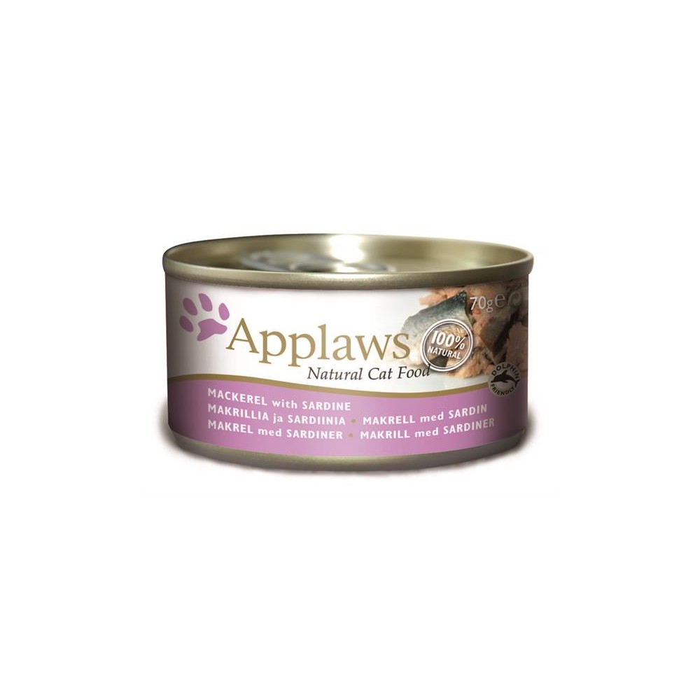 Applaws 70g Cat Makrel & Sardin