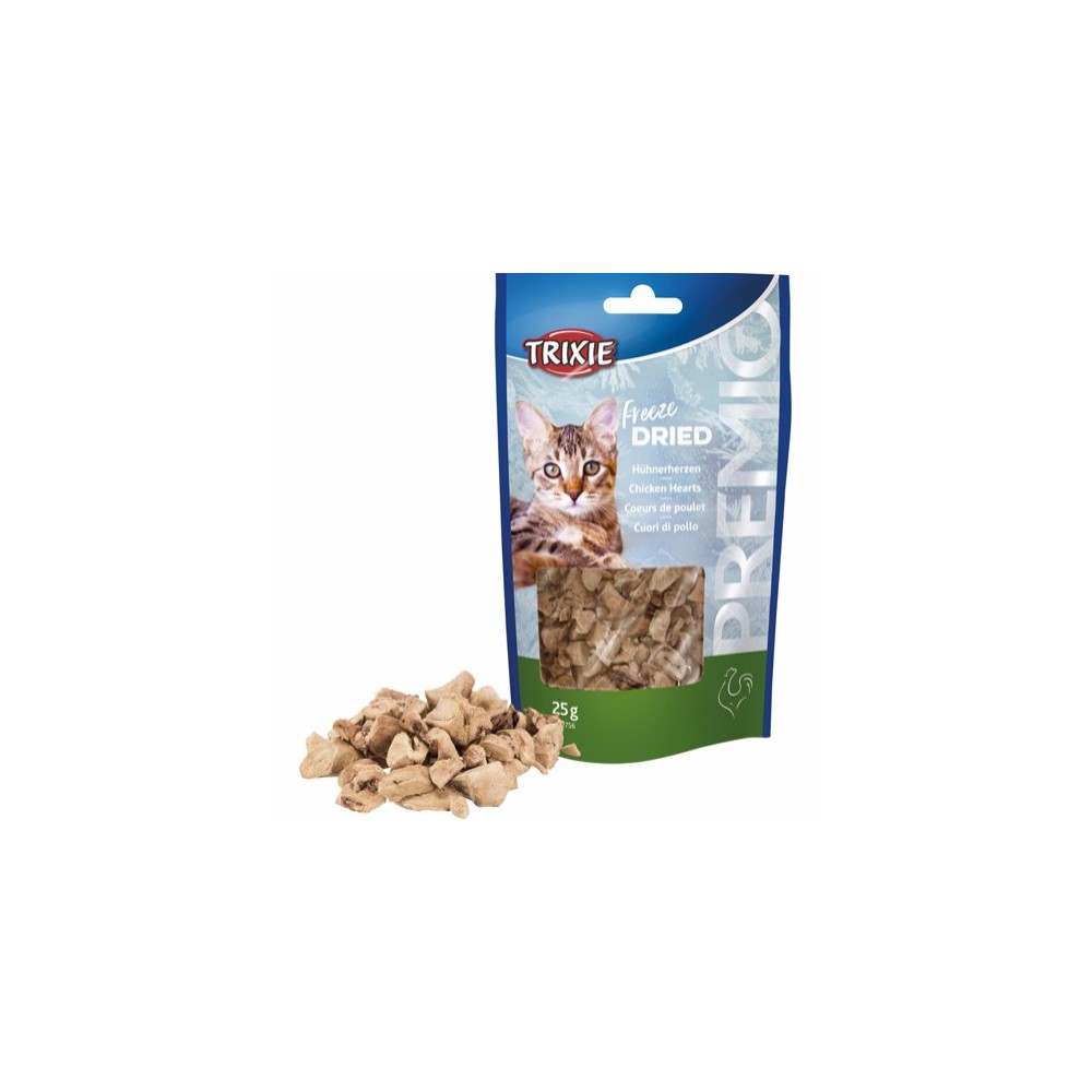 PREMIO Freeze Dried Chicken Hearts køb flere og spar mere.