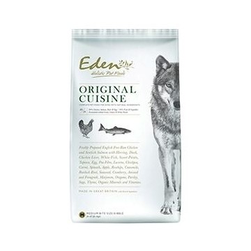 Eden 80/20 Original Cuisine - Hvalp & Voksen foder 12 kg.Medium størrelse.