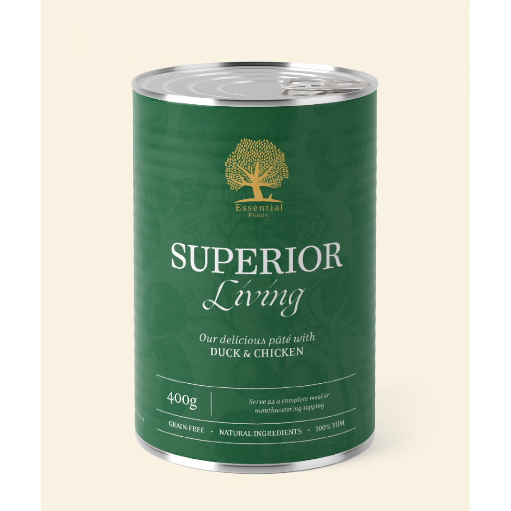 ESSENTIAL SUPERIOR LIVING PÂTÉ 400 Gram.