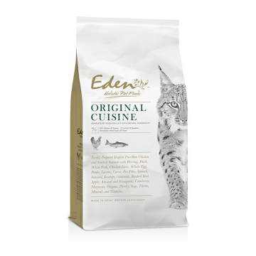 Eden 85/15 Original Cuisine kattefoder -Til voksne katte & killinger 4 kg.