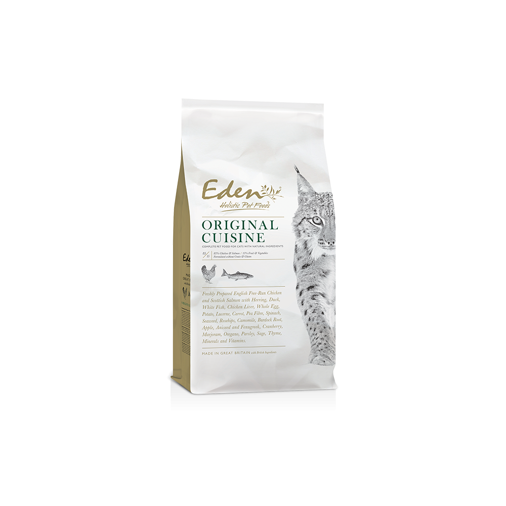 Eden 85/15 Original Cuisine kattefoder -Til voksne katte & killinger 10 kg.