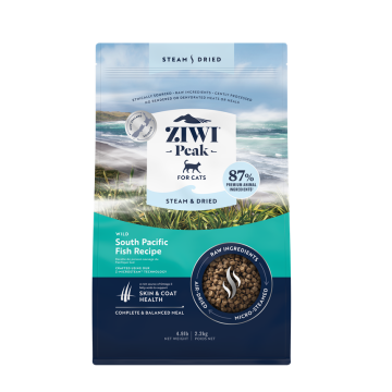 ZiwiPeak Steam & Dried, kat - Fisk 2,2 kg.