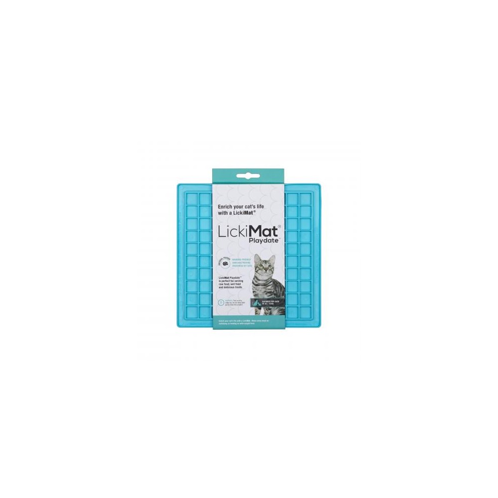 KW LICKIMAT PLAYDATE KAT 20 CM assorteret farver