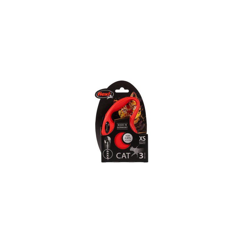 Flexi Line New Classic Xs 3m Lina Rød max 8kg