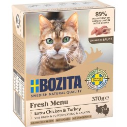 Bozita bidder i sovs med kylling og kalkun 370 gram