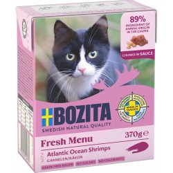 Bozita Stykker i Sauce med Rejer 370gr