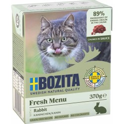 Bozita Stykker i Sauce med Kanin 370gr