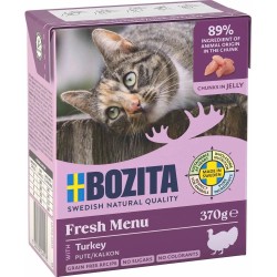 Bozita stykker i gelé med kalkun 370gr