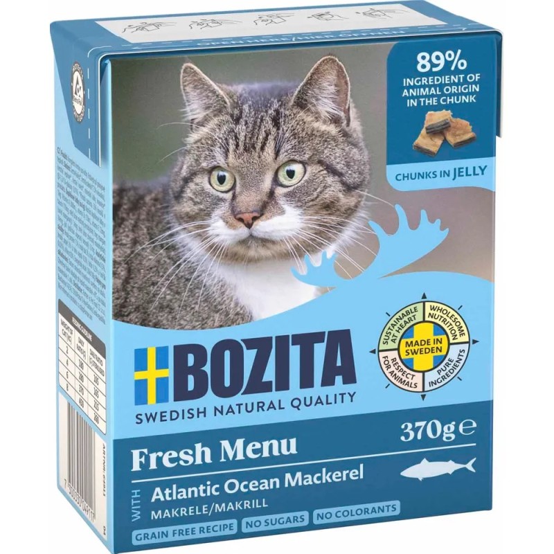 Bozita stykker i gelé med makrel 370gr