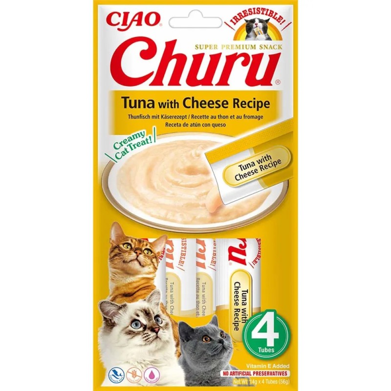 Churu Cat Tun med ost 4 med stk.