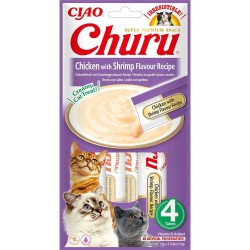 Churu Cat Kylling med rejesmag 4 stk