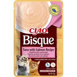 Bisque med tun og laks 40g