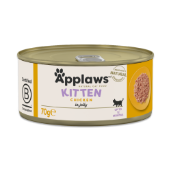 5 stk Applaws Chicken in jelly 70g Kitten (Kyllingebryst)