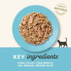 Applaws Tuna with Sea Bream in broth 70g (Tun med Havbras) (Udsolgt)