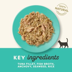 Applaws Tuna with Anchovy & Seaweed in broth 70g (Tun med Anjoser & Tang)