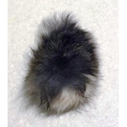 Kaninhale pelsbold - naturlegetøj til katte