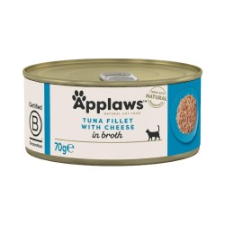 5 stk Applaws Tuna Fillet with Cheese in broth 70g (Tun med Ost)