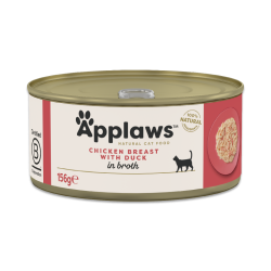 Applaws Chicken Breast with Duck in broth 156g (Kylling med And)