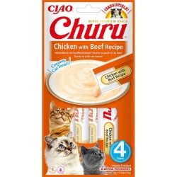 Churu Kat – Kylling med Oksekød (4 stk)