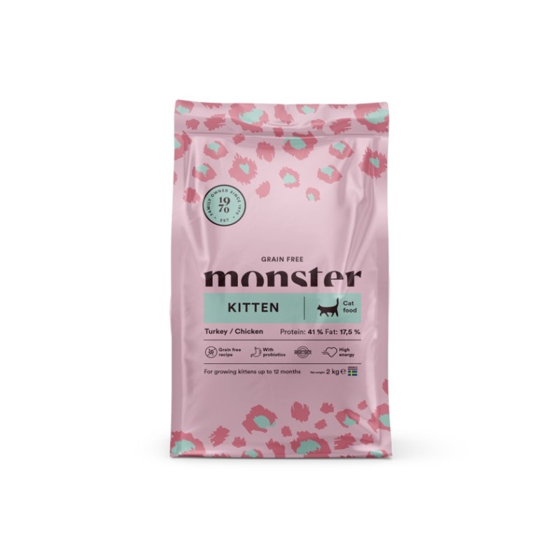 Monster Grain Free Kitten 2kg