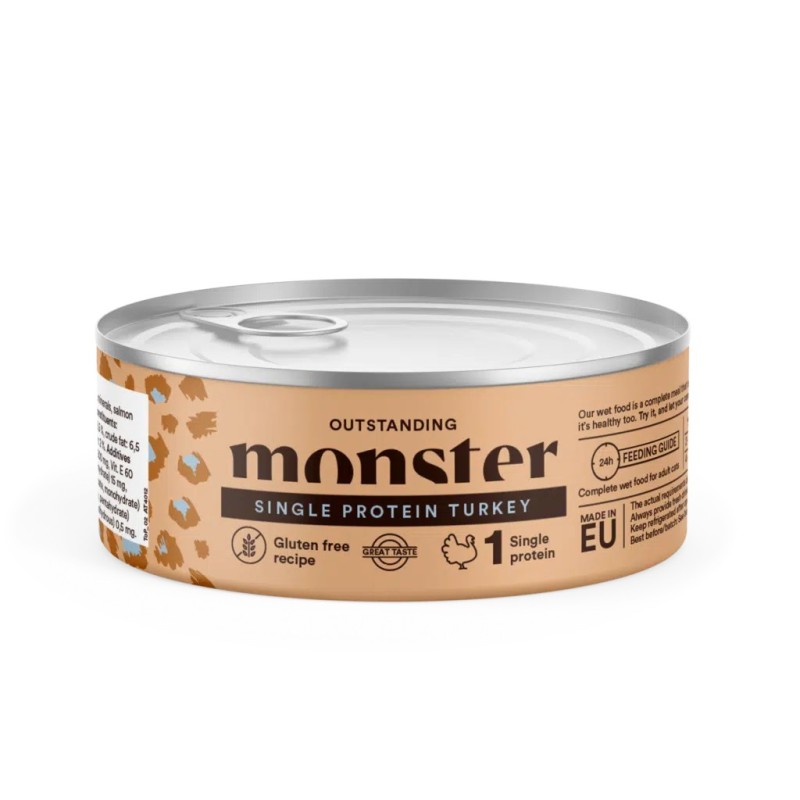 Monster Adult Single Protein Turkey 100g