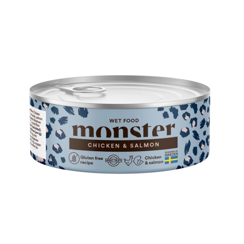 Monster Adult Multi Protein Chicken & Salmon 100g