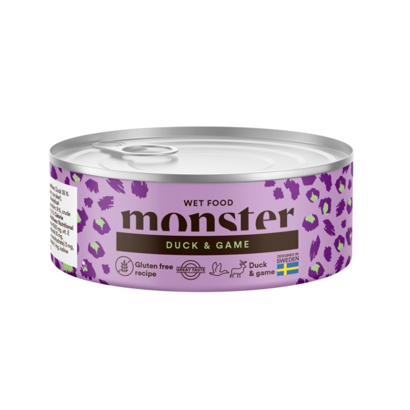 Monster Adult Multi Protein Duck & Game 100g