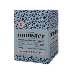 Monster Pouches Adult Salmon 85g
