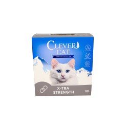 Clever Cat Extra Strength 10L 1 palle 75stk gratis levering.