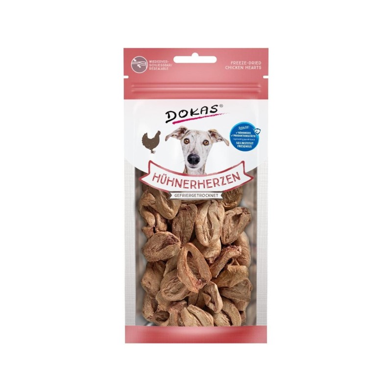 Dokas Frysetørrede kyllingehjerter 22gr
