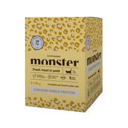 Monster Pouches Adult Single Protein Chicken 85g