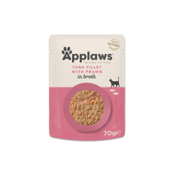 Applaws Cat Pouch - Tuna with Prawn in Broth 70g