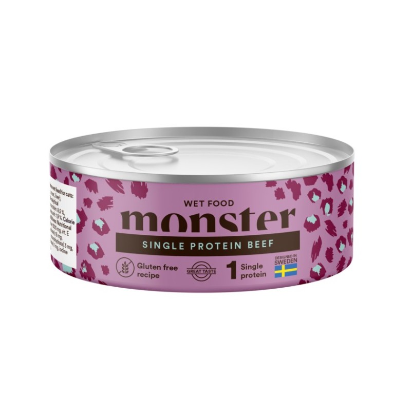 Monster Adult Single Protein Beef 100g