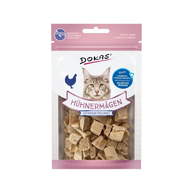 Dokas Frysetørrede kyllingemaver 12 g Bedst før 31/8-26 kun 1 stk tilbage