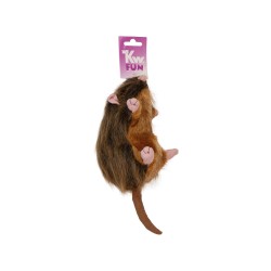 Kw Fun Naturens Dyr Rotte Stor 20 Cm