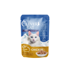 Clever Cat Pouches 12 pak Kylling
