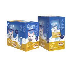 Clever Cat Pouches 12 pak Kylling