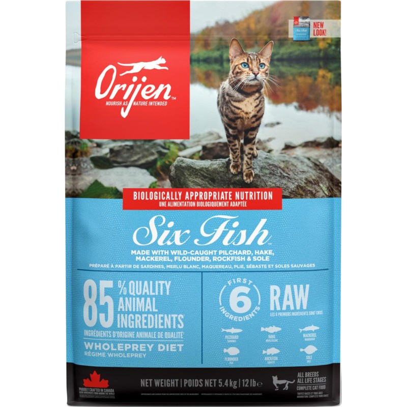 ORIJEN CAT Six Fish  5,4 kg