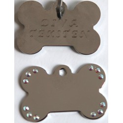 Stor kødben stål med sten