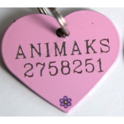 Stor hjerte lyserød pirat