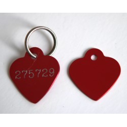 Lille hjerte rød
