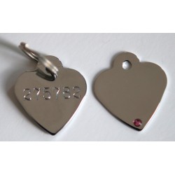 Lille hjerte stål med sten