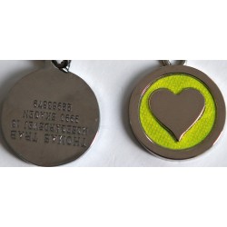 Lille rund gul hjerte