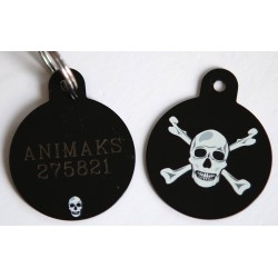 Stor rund sort pirat